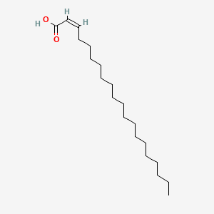 Chemical structure of Eicosenoic acid, (Z)-