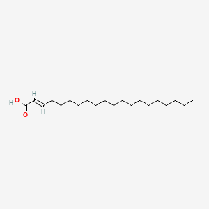 Chemical structure of trans-2-Icosenoic acid