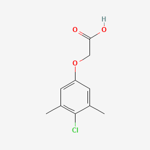 Chemical structure of 4-Chloro-3,5-xylyloxyacetic acid