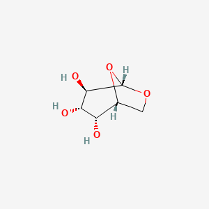 Chemical structure of 1,6-Anhydro-D-galactose
