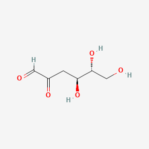 Chemical structure of 3-Deoxyglucosone