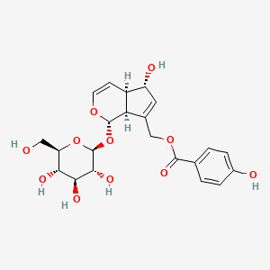 Chemical structure of Agnuside