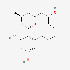 Chemical structure of α-Zearalanol