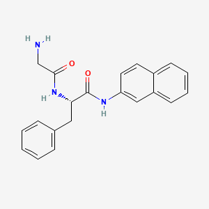 Chemical structure of Gly-Phe-β-naphthylamide