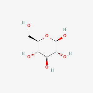 Chemical structure of β-D-Glucose