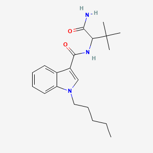 Chemical structure of ADBICA