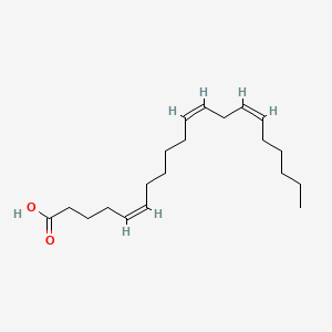 Chemical structure of 5(Z),11(Z),14(Z)-Eicosatrienoic Acid