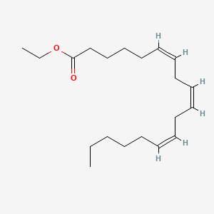 Chemical structure of γ-Linolenic Acid ethyl ester