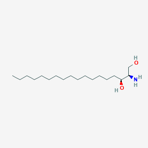 Chemical structure of L-erythro Sphinganine (d18:0)