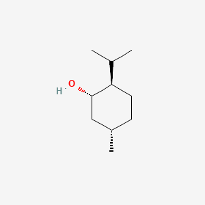 Chemical structure of (+)-Menthol