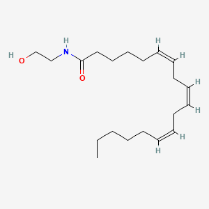 Chemical structure of γ-Linolenoyl Ethanolamide