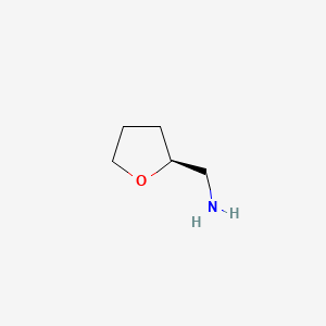 Chemical structure of (S)-(+)-Tetrahydrofurfurylamine