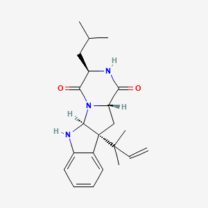Chemical structure of Brevicompanine B