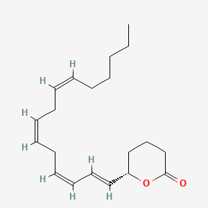 Chemical structure of 5(S)-HETE lactone