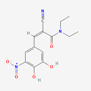 Chemical structure of cis-Entacapone