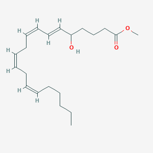 Chemical structure of (±)5-HETE methyl ester