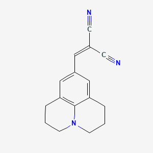 Chemical structure of 9-(2,2-Dicyanovinyl)julolidine