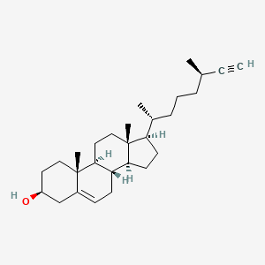 Chemical structure of 27-alkyne Cholesterol