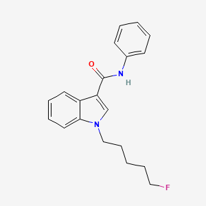 Chemical structure of 5-fluoro phenyl-PICA