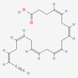 Chemical structure of Docosahexaenoic Acid Alkyne