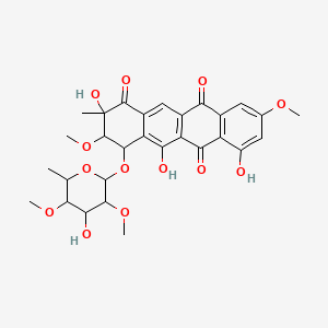 Chemical structure of Steffimycin B