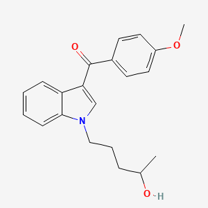 Chemical structure of RCS-4 N-(4-hydroxypentyl) metabolite