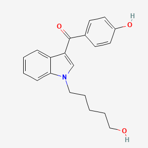 Chemical structure of RCS-4 M10 metabolite