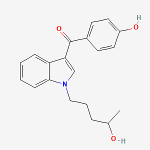 Chemical structure of RCS-4 M9 metabolite