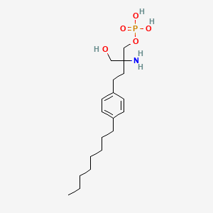 Chemical structure of FTY720 (R)-Phosphate