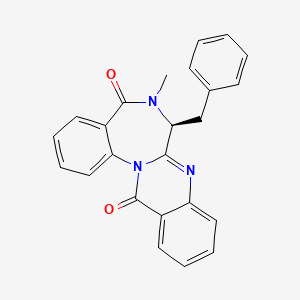 Chemical structure of Benzomalvin A