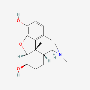 Chemical structure of 6β-Hydromorphol