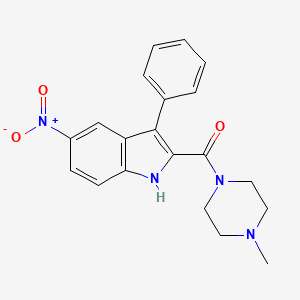 Chemical structure of MJN228