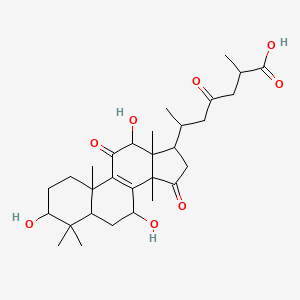 Chemical structure of Ganoderic Acid D