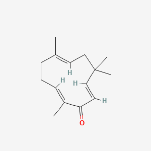 Chemical structure of Zerumbone