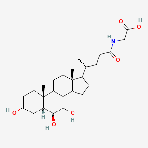 Chemical structure of Glycine-β-muricholic Acid