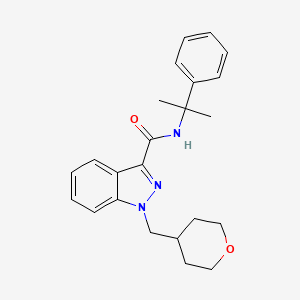Chemical structure of CUMYL-THPINACA
