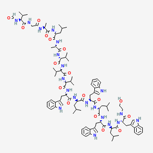 Chemical structure of Gramicidin A