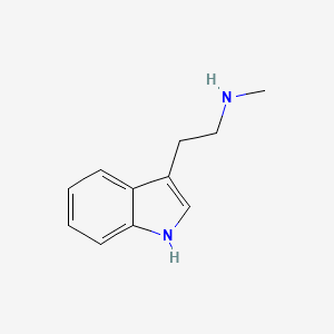 Chemical structure of Methyltryptamine