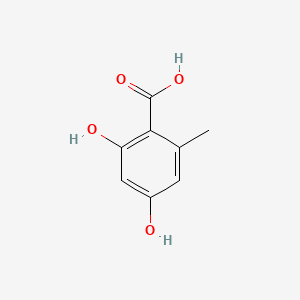 Chemical structure of Orsellinic Acid