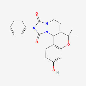 Chemical structure of Inflachromene