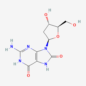 Chemical structure of 8-Hydroxy-2'-deoxyguanosine