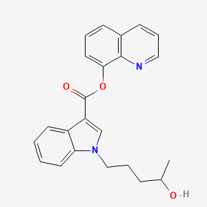 Chemical structure of PB-22 N-(4-hydroxypentyl) metabolite