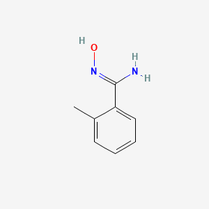 Chemical structure of 2-methyl Benzamideoxime
