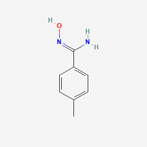 Chemical structure of 4-Methylbenzamide oxime