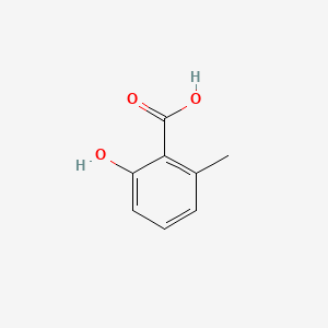 Chemical structure of 6-Methylsalicylic Acid