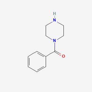 Chemical structure of Benzoylpiperazine