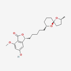 Chemical structure of Spirolaxine
