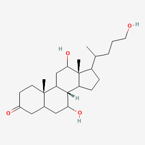 Chemical structure of 3-keto Petromyzonol