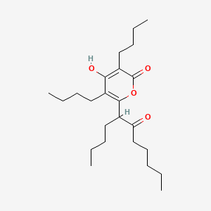 Chemical structure of Elasnin