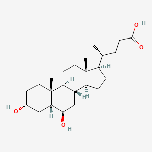 Chemical structure of Murideoxycholic Acid
